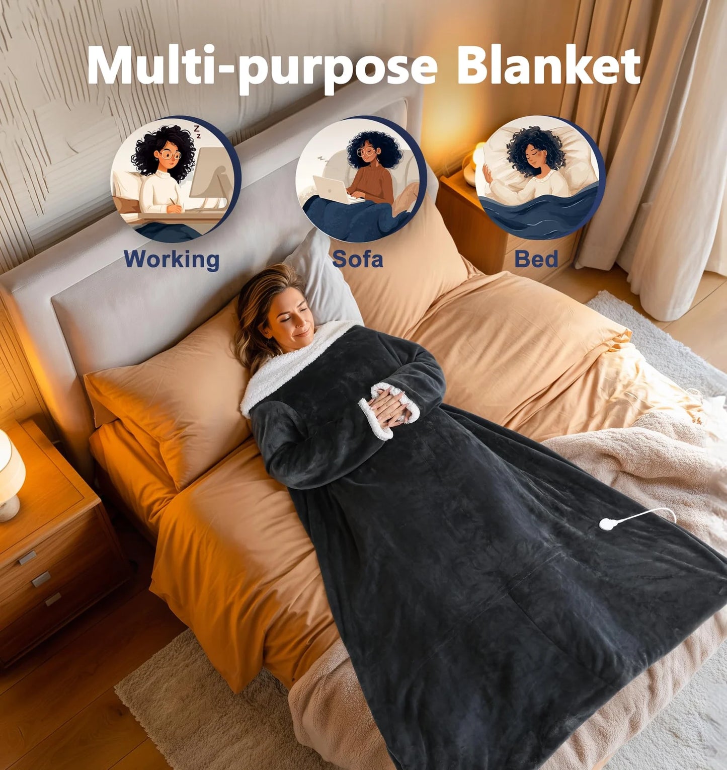 The Elorme™ Wearable Heated Blanket