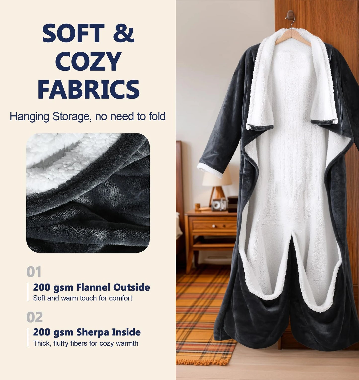 The Elorme™ Wearable Heated Blanket